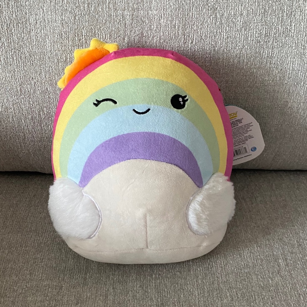 Sunshine the Rainbow 8" Squishmallows With Tag